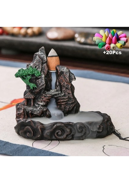 100 Adet Karışım Tütsü Tarzı (Best Sellers) +20 Incense Cone Backflow Incense Burner Buddha Incense Holder Aromatherapy Censer For Home Office Teahouse Decor (Yurt Dışından)