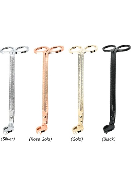 Gül Altın Tarzı 17.5Cm Paslanmaz Çelik Mumlar Fitil Giyotin Kandil Kesici Veya Snuffer Araçları Kanca Makası Aksesuarları (Yurt Dışından) fırsatları