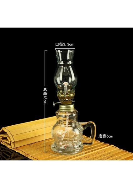 Gaz Lambası Stili Gazyağı Lambası Mumluklar Doğum Günü Dekorasyonu Için Cam Dekoratif El Yapımı Konik Mumluk (Yurt Dışından) modelleri