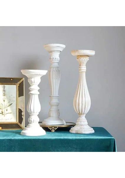 02 Drak Yeşil Tarzı M Beden Beyaz Ahşap Yaratıcı Şamdan Etli Bitki Pot Tepsi Mumluk Masa Masaüstü Dekorasyon Rustik Düğün Tatil Dekor (Yurt Dışından) fırsatları