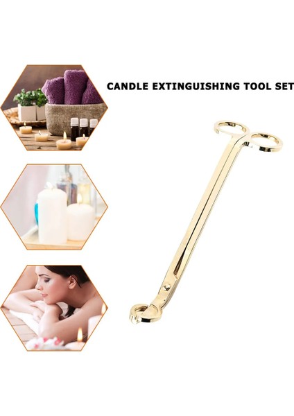 C Stili Mum Fitili Giyotin Paslanmaz Çelik Aromaterapimum Veya Kandil Trim Durabletraceless Kesici Snuffer Alet Kanca Makası (Yurt Dışından)