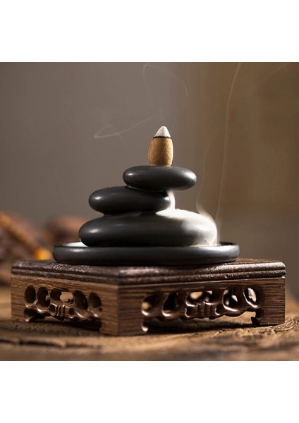 10 Koni Stili Geri Akış Tütsü Brülör Yaratıcı Süsler Ev Zen Kişilik Agarwood Şelale Tütsü Tutucu Masa Ofis Ev Dekorasyonu (Yurt Dışından) indirimleri