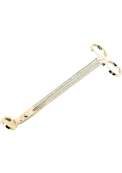 Altın Tarzı Fitil Giyotin Paslanmaz Çelik Mum Snuffer Kesici Kandil Trim Ors Güzel Parlatma İle Yuvarlak Kafa 18Cm (Yurt Dışından)