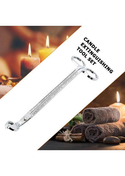 Altın Tarzı Fitil Giyotin Paslanmaz Çelik Mum Snuffer Kesici Kandil Trim Ors Güzel Parlatma İle Yuvarlak Kafa 18Cm (Yurt Dışından) fırsatları