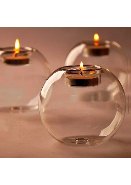 Avrupa Kristal Cam Mumluk Noel Cadılar Bayramı Dekor Yemek Masası Mum Sopa Romantik Düğün Bar Parti Ev Süslemeleri (Yurt Dışından)