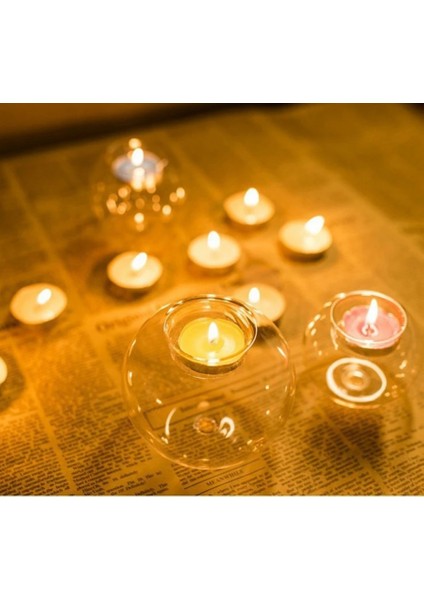 Avrupa Kristal Cam Mumluk Noel Cadılar Bayramı Dekor Yemek Masası Mum Sopa Romantik Düğün Bar Parti Ev Süslemeleri (Yurt Dışından) modelleri