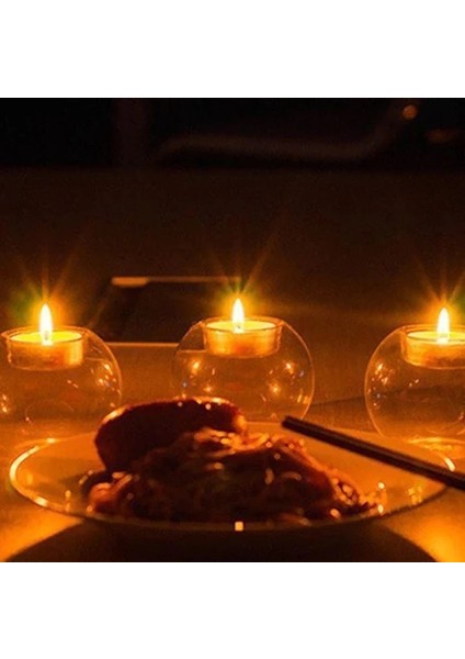 Avrupa Kristal Cam Mumluk Noel Cadılar Bayramı Dekor Yemek Masası Mum Sopa Romantik Düğün Bar Parti Ev Süslemeleri (Yurt Dışından) fırsatları