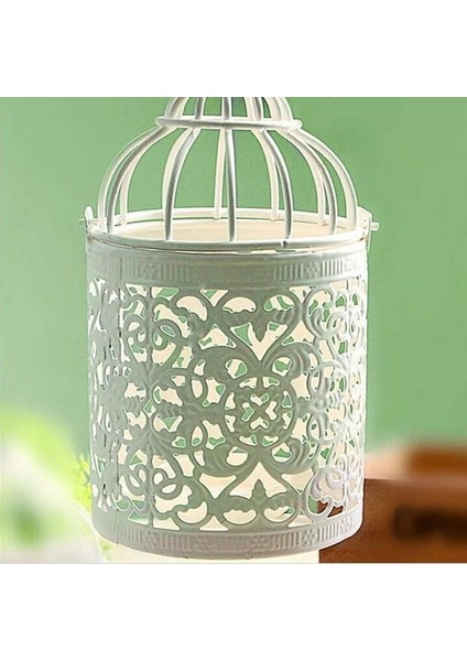 Bir Stil Kuş Kafesi Dekorasyonu Avrupa Klasik Romantik Mumluklar Düğün Hollow Şamdan Ev Dekorasyon Mum Kafesi (Yurt Dışından)