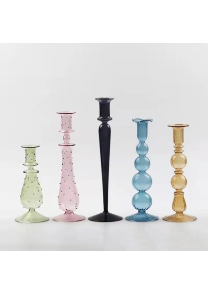 No.19 Tarzı Düğün Süslemeleri Için Cam Mumluk Şamdan Romantik Şamdanlar Iskandinav Mum Standı Mumluklar Cam (Yurt Dışından) fırsatları