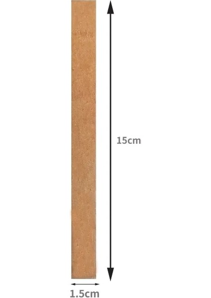 15X150Mm Stili Ahşap Mumlar Fitil, Sustainer Sekmesi İle Mum Fitil Çekirdeği, Mum Yapımı Için Tedarik Soya Parfin Balmumu (Yurt Dışından)