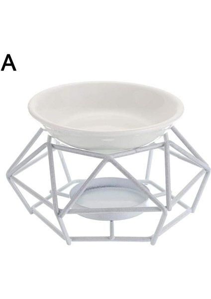 Beyaz Stil 1 Adet Iskandinav Tarzı 3D Geometrik Şamdan Vintage Metal Düğün Mumluklar Masa Ev Dekorasyonu Süsler Tutucu Подсвечник (Yurt Dışından)