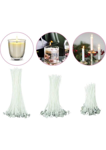 20 Cm Tarzı 100 Adet Mum Fitilleri Mum Yapımı Için Dumansız Pamuk Çekirdek Düğün Doğum Günü Noel Mum Dekoru Cm (Yurt Dışından)