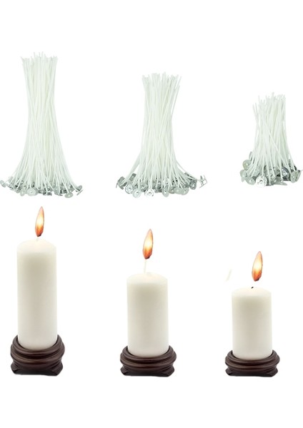 20 Cm Tarzı 100 Adet Mum Fitilleri Mum Yapımı Için Dumansız Pamuk Çekirdek Düğün Doğum Günü Noel Mum Dekoru Cm (Yurt Dışından)