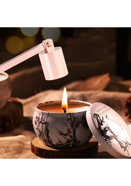 Siyah Stil Düğün Mum Yangın Söndürücü Paslanmaz Çelik Mumlar Fitil Giyotin Yağ Lamor Kesici Çan Şekilli Kokulu Mum Söndürücü (Yurt Dışından) fiyatları