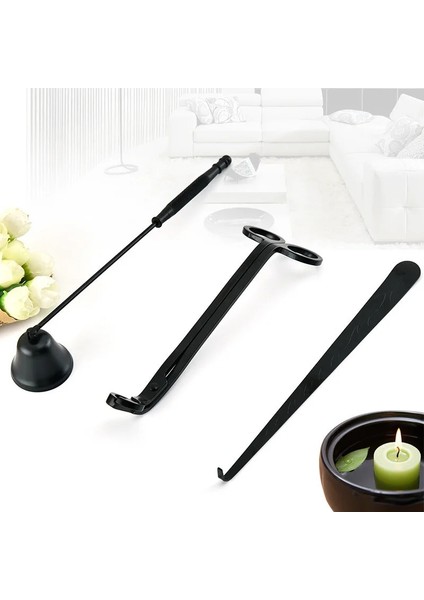 X 8Cm Kadife Çanta Stili Mum Kavanoz Oreces Takım Mum Söndürücü Metal Tepsi Mum Aracı Aromaterapi Mum Kesme Mum Kapağı (Yurt Dışından) modelleri