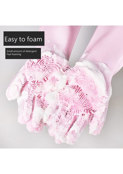 Yeşil Stil 1 Çift Sihirli Silikon Bulaşık Eldiveni Temizleyici Bulaşık Yıkama Kauçuk Temizlik Eldiveni Kauçuk Mutfak Ev Araba Pet Eldiveni (Yurt Dışından) modelleri