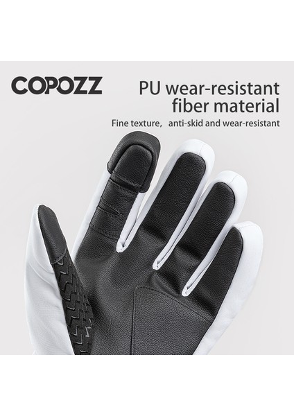 Siyah Stil M Boyutu Copozz Kış Kayak Eldiveni Hipora Diyafram 3m Thinsulate Snowboard Eldiveni Termal Sıcak Dokunmatik Ekran Kayak Eldiveni Erkek Kadın (Yurt Dışından) fırsatları
