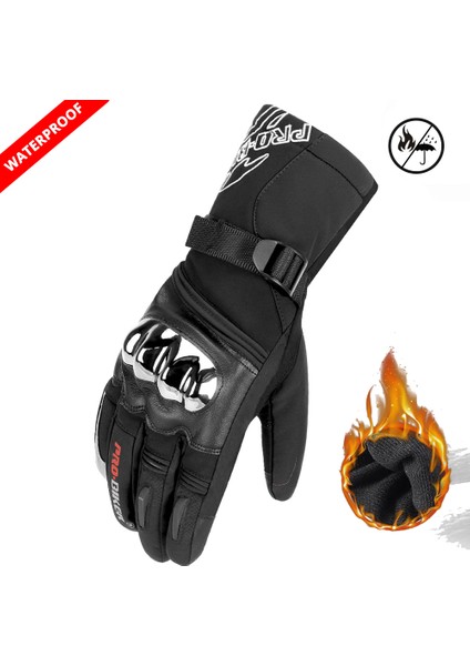 Mtv-10 Siyah Eldiven Stili M Boyutu Kış Motosiklet Eldiveni Su Geçirmez Gant Moto Sıcak Erkek Tam Parmaklı Moto Eldiven Dokunmatik Ekranlı Guantes Motorcu Eldiveni (Yurt Dışından)