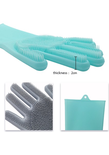 Pembe ve Kanca Tarzı Eldiven ve Kancalar 1 Çift Çok Fonksiyonlu Kauçuk Eldiven Silikon Fırçailetemizlik Bulaşıklar Temizlik Banyo Ev Temizlik Aksesuarları (Yurt Dışından) fiyatları