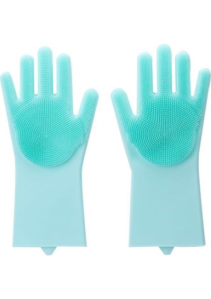 Gri Tarzı 1 Çift Bulaşık Yıkama Temizlik Eldiveni Sihrili Silikon Kauçuk Bulaşık Yıkama Eldiveni Ev Temizleyici Mutfak Temizleme Aracı Sünger (Yurt Dışından) indirimleri