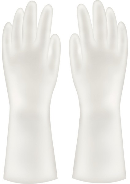 Sözsüz Stil S Beden Ev Işi Bulaşık Eldiveni Plastik Kaymaz Ev Temizliği Çamaşır Yıkama Su Geçirmez Mutfak Bulaşık Lastik Lateks (Yurt Dışından)