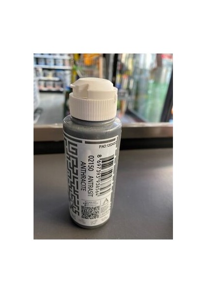 H02150 Antrasit Hobi Akrilik Boya Yüksek Performanslı.birinci Sınıf Akrilik Hobi Boyası 120ML