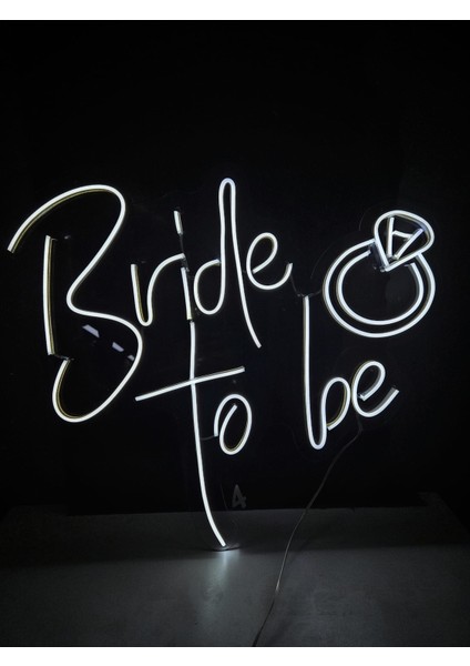 Cizgineon Bride To Be Işıklı Neon LED Duvar Dekarasyon