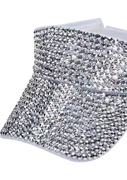 Bling Rhinestones Güneş Ş Güneş Ş Kadın Plaj Argent Için (Yurt Dışından)