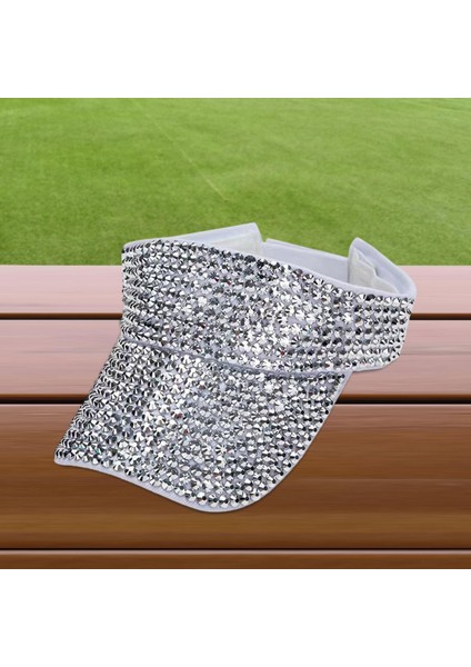 Bling Rhinestones Güneş Ş Güneş Ş Kadın Plaj Argent Için (Yurt Dışından)