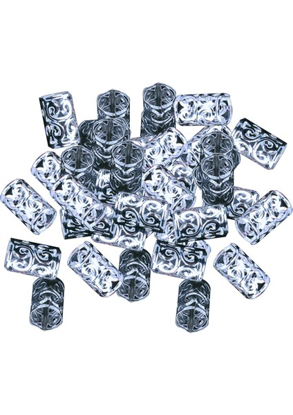 Parti Defileleri Gelinler Için 100X Dreadlock Örgü Saç Halkaları (Yurt Dışından)