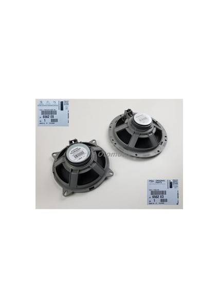 Peugeot 307 Ön Arka Orijinal Hoparlör Seti 6562.X2 + 6562.E8