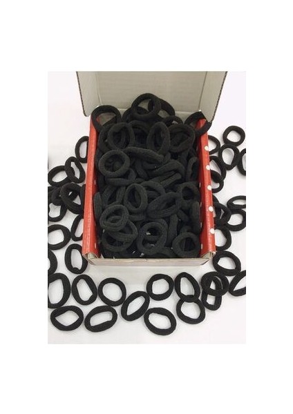 100 Adet Mini Örgü Havlu Kumaş Lastik Toka