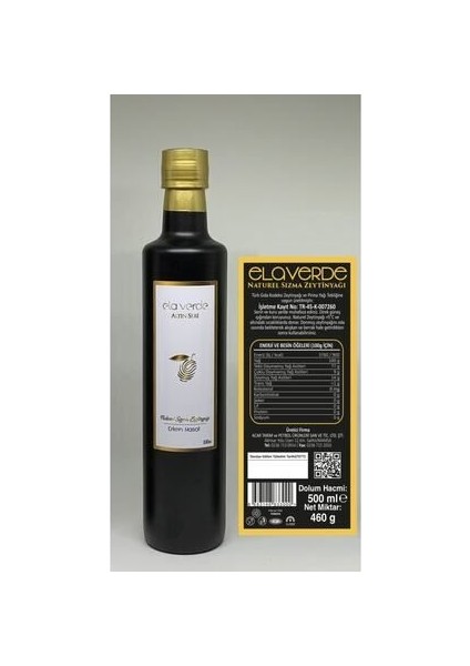 Yeni Sezon Soğuk Sıkım Altın Seri Erken Hasat Naturel Sızma Zeytin Yağı 500ML fırsatları