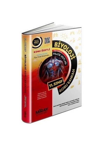Yayınları 11. Sınıf Biyoloji Konu Özetli Soru Bankası BK9786257833790