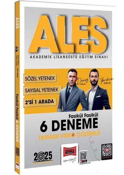 2025 Ales Sayısal Sözel 2 Si Bir Arada Fasikül Fasikül 6 Deneme Tamamı Video Çözümlü