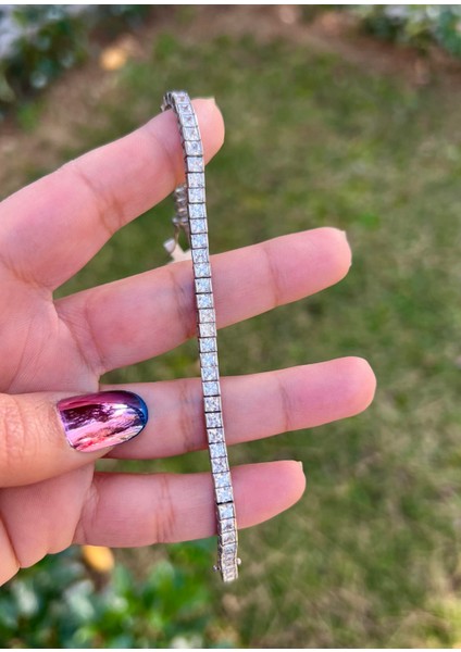 4 mm 17 cm Kare Suyolu Bileklik