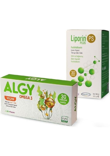 Omega 3 (Yüksek Dha) & Liporin Ps Plus