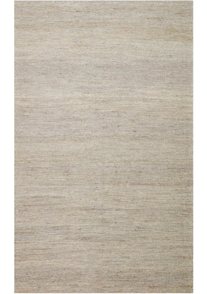Soumak Smk Plaın Grey Soumak Örgülü Naturel Kendir Halı