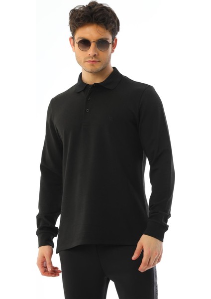 Polo Tişört Uzun Kollu Erkek Slim Fit modelleri