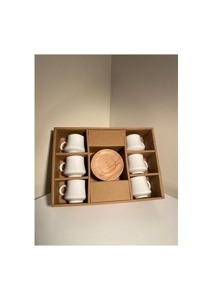 Bambulu Seramik 6 Lı Kahve Fincanı Takımı fiyatları