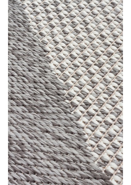 Mono Mno 03 Grey Kaymaz Tabanlı Jüt Dokulu Sisal Kilim indirimleri