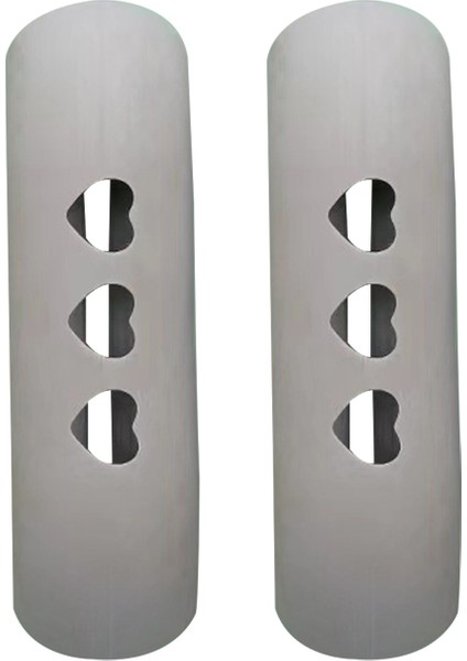 Gri 2 Adet Tarzı Silikon Tutacak Tutucu Fırın Eldivenleri Tencere Kılıfı Sıcaklık Dayanıklı Pot Sürme Kavrama Kızartma Dökme Demir Tava Için (Yurt Dışından)