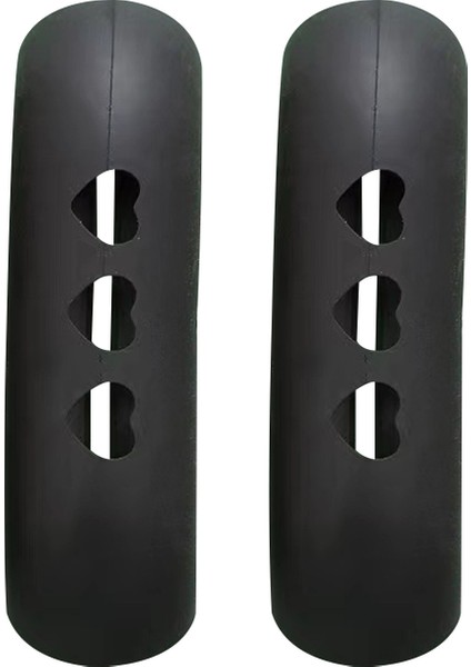 Siyah 2 Adet Tarzı Silikon Tutacak Tutucu Fırın Eldivenleri Tencere Kılıfı Sıcaklık Dayanıklı Pot Sürme Kavrama Kızartma Dökme Demir Tava Için (Yurt Dışından)