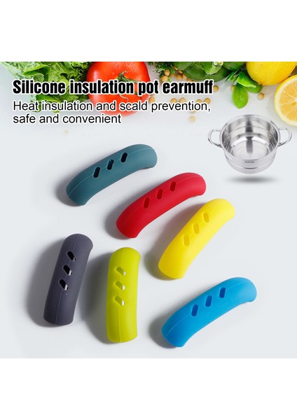 Siyah 2 Adet Tarzı Silikon Tutacak Tutucu Fırın Eldivenleri Tencere Kılıfı Sıcaklık Dayanıklı Pot Sürme Kavrama Kızartma Dökme Demir Tava Için (Yurt Dışından) fırsatları