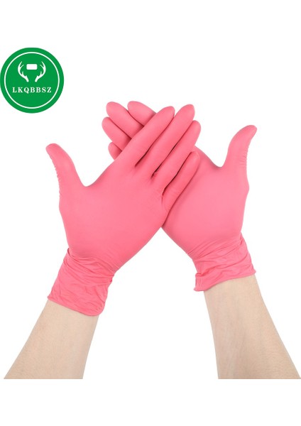 Mor-50 Adet Tarzı Xl Boyutu Nitril Eldiven Latex Temizlik Gıda Eldiveni Evrensel Ev Bahçe Temizlik Eldiveni Ev Temizliği Kauçuk (Yurt Dışından)