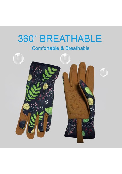 Yeşil Stil Gardırop Eldiven ile Dana Derisi Süet Bahçe Eldiveni Kazma Bitki Dayanıklı Su Geçirmez Iş Eldiveni Açık Alan Günlük Iş (Yurt Dışından) modelleri