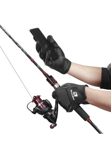 Mavi Stil L Boyutu Kış Çok Fonksiyonlu Sıcak Balıkçılık Eldivenleri 3 Parmaklı Açık Hava Termal Polar Kaymaz Dayanıklı Tam Parmak Balıkçılık Eldivenleri (Yurt Dışından) indirimleri