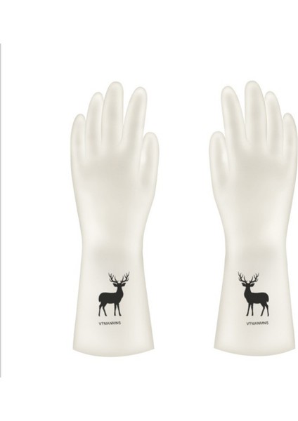 Desen 1 Stili L 9cm 4pcs Yıkama Eldiveni Su Geçirmez Kauçuk Ince Temizlik Mutfak Dayanıklı Lateks Yıkama Kıyafetler Kauçuk Fırça Kase Ev Eldiveni (Yurt Dışından)