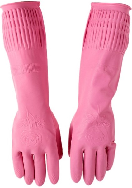 Pembe Tarzı M Boyutu Lateks Temizlik Eldiveni Mutfak Eldiveni Ince Su Geçirmez Bulaşık Eldiveni Ev Eldiveni 1 Çift Evde Bulaşık Yıkama Çamaşır Eldiveni (Yurt Dışından) fiyatları
