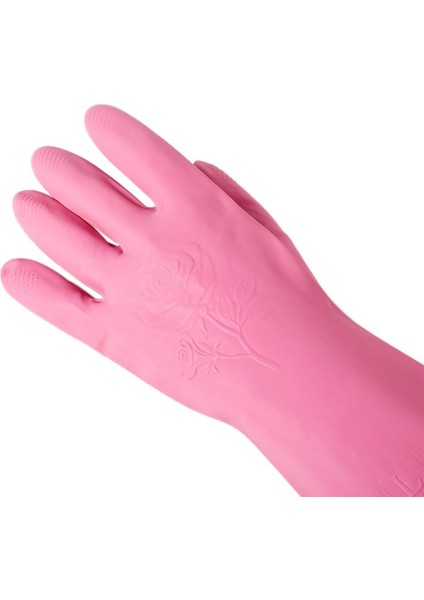 Pembe Tarzı M Boyutu Lateks Temizlik Eldiveni Mutfak Eldiveni Ince Su Geçirmez Bulaşık Eldiveni Ev Eldiveni 1 Çift Evde Bulaşık Yıkama Çamaşır Eldiveni (Yurt Dışından) fırsatları